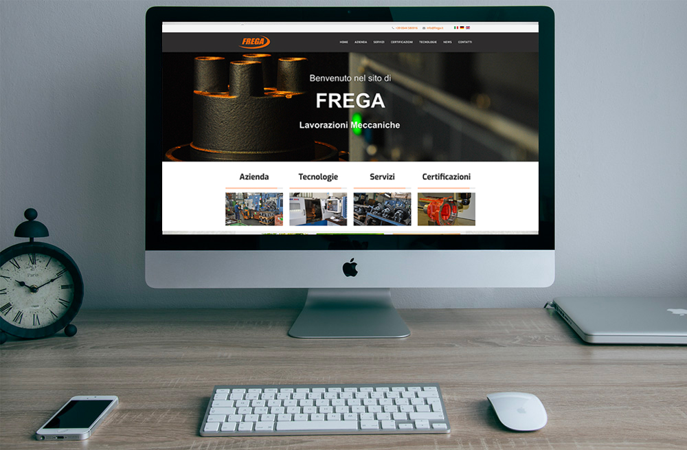 Nuovo sito web - Frega srl 